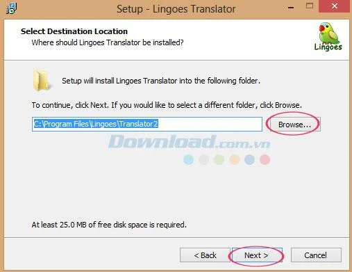 دستورالعمل نصب و استفاده از فرهنگ لغت جستجوی Lingoes در رایانه