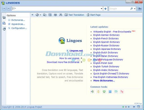 دستورالعمل نصب و استفاده از فرهنگ لغت جستجوی Lingoes در رایانه