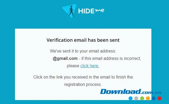 نحوه ایجاد یک حساب Hide.me