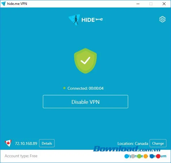 نحوه ایجاد یک حساب Hide.me