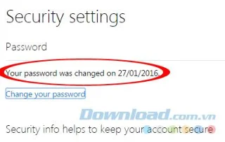 نحوه تغییر رمز عبور OneDrive