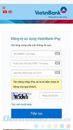 Vietinbank iPay: Cómo registrarse y usar una cuenta de Vietinbank