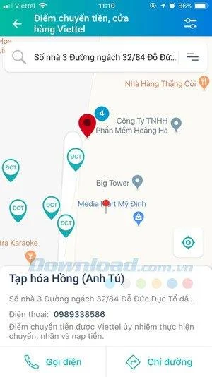 ViettelPay를 채우는 방법