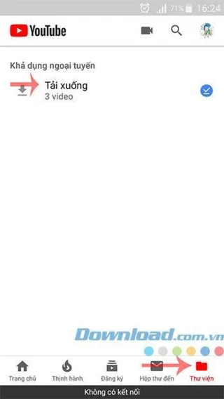 دستورالعمل تماشای فیلم به صورت آفلاین در YouTube برای Android