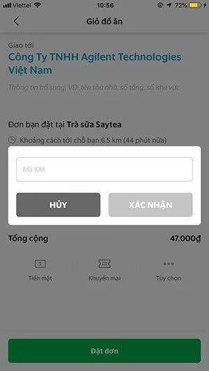 تعليمات لطلب الطعام من خلال GrabFood