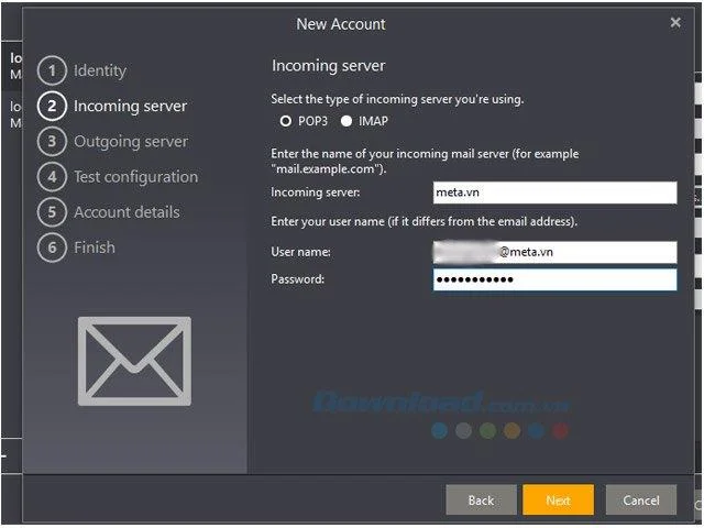نحوه اعلام چندین حساب ایمیل در eM Client