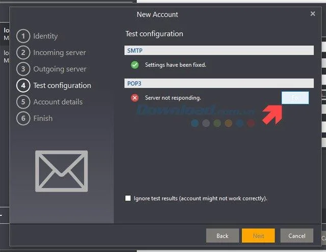 نحوه اعلام چندین حساب ایمیل در eM Client