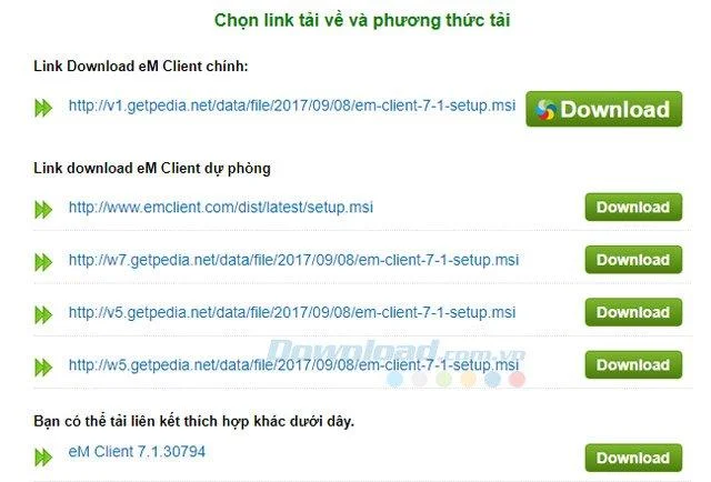 دستورالعمل تنظیم و تنظیم ایمیل در eM Client
