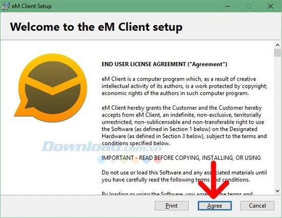 دستورالعمل تنظیم و تنظیم ایمیل در eM Client