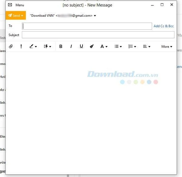 دستورالعمل تنظیم و تنظیم ایمیل در eM Client