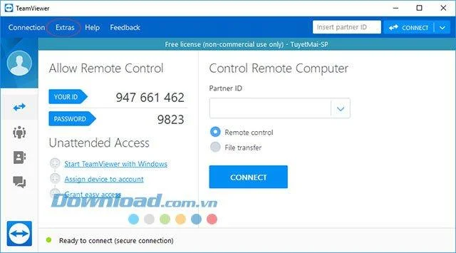 نحوه به اشتراک گذاشتن صدا با TeamViewer