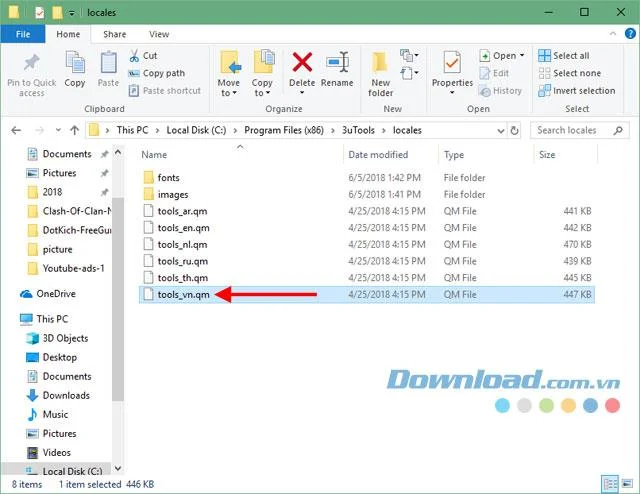 دستورالعمل تغییر زبان ویتنامی در 3uTools