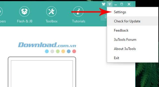 دستورالعمل تغییر زبان ویتنامی در 3uTools