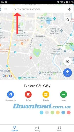 Google지도에서 오토바이로 길을 찾는 방법