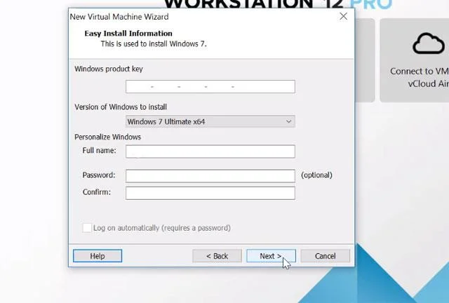 دستورالعمل نحوه نصب و اجرای ویندوز 7 در یک ماشین مجازی VMware