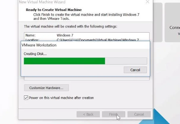 دستورالعمل نحوه نصب و اجرای ویندوز 7 در یک ماشین مجازی VMware
