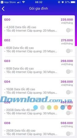 نحوه ثبت نام در بسته های 3G / 4G Vinaphone و همراه 3G / 4G