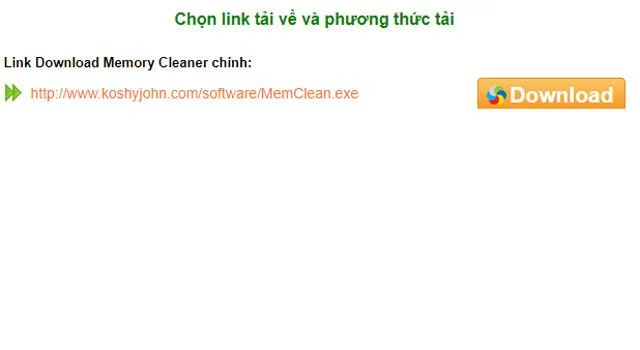 رم کامپیوتر خود را با نرم افزار Memory Cleaner بهینه کنید