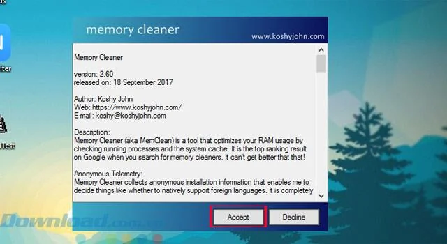رم کامپیوتر خود را با نرم افزار Memory Cleaner بهینه کنید