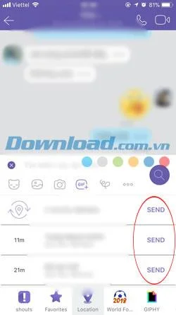 Viber के माध्यम से एक दोस्त को अपना स्थान कैसे भेजें