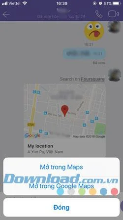 Viber के माध्यम से एक दोस्त को अपना स्थान कैसे भेजें