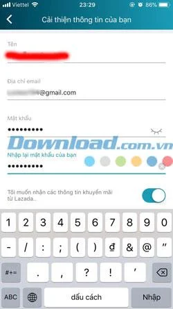 How to create a Lazada account on your phone