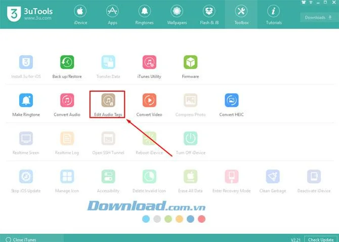 How to edit music file information with 3uTools