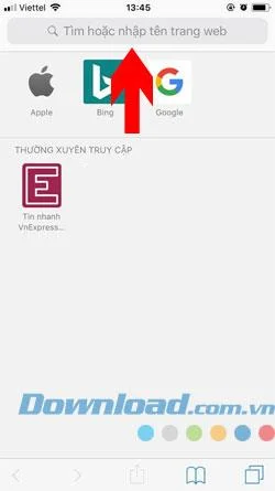 نحوه استفاده از نوار جستجوی هوشمند در سافاری در iPhone و iPad