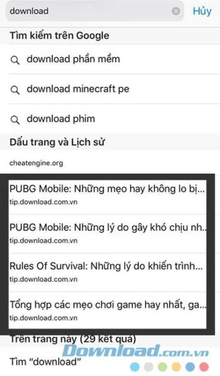 نحوه استفاده از نوار جستجوی هوشمند در سافاری در iPhone و iPad