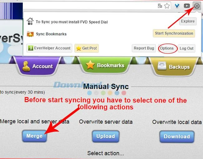 همگام سازی داده ها ، همگام سازی نشانک ها بین Chrome و Firefox
