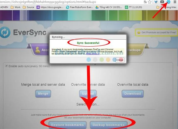 همگام سازی داده ها ، همگام سازی نشانک ها بین Chrome و Firefox