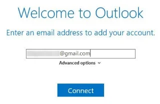 How to set up Gmail management on Outlook