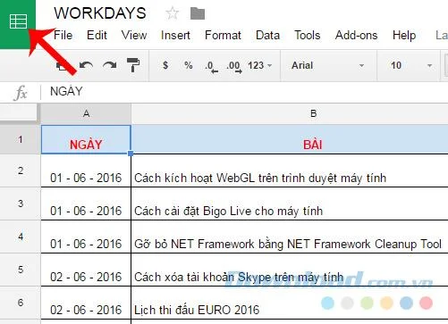 نحوه انتقال داده ها از Google Docs به Google Drive