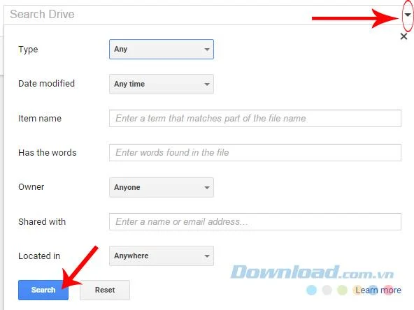 بهترین روش برای جستجو در Google Drive