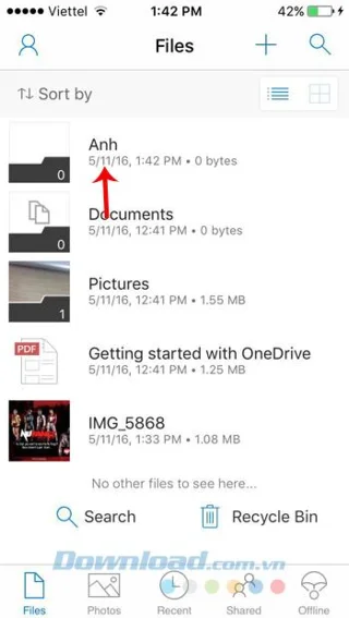 چگونه می توان از حافظه OneDrive در آیفون استفاده کرد؟