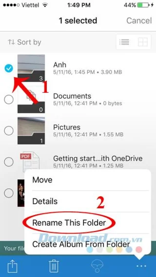 چگونه می توان از حافظه OneDrive در آیفون استفاده کرد؟