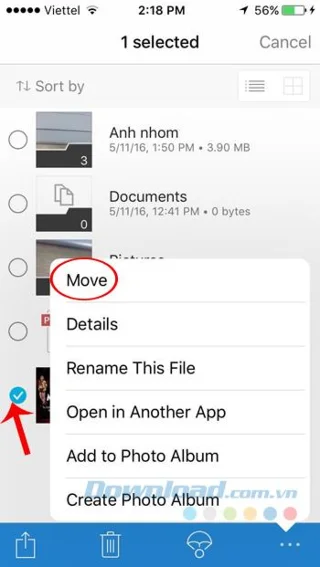 چگونه می توان از حافظه OneDrive در آیفون استفاده کرد؟