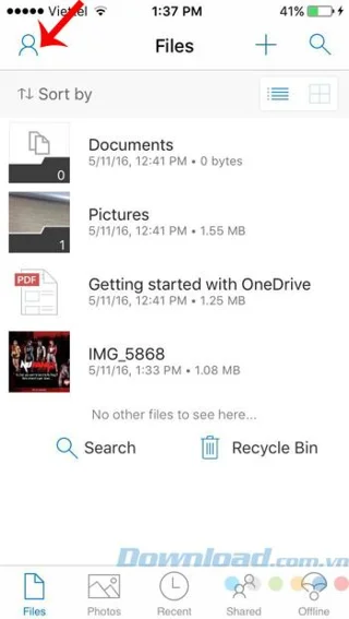 چگونه می توان از حافظه OneDrive در آیفون استفاده کرد؟