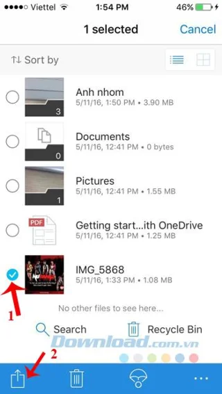 چگونه می توان از حافظه OneDrive در آیفون استفاده کرد؟