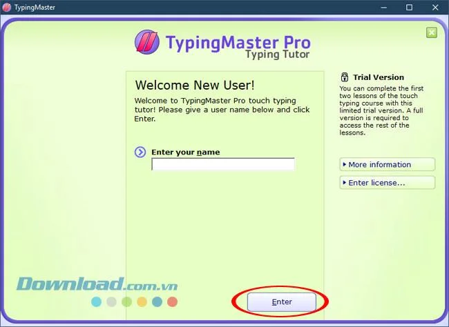 تعليمات لاستخدام برنامج TypingMaster Pro على الكمبيوتر