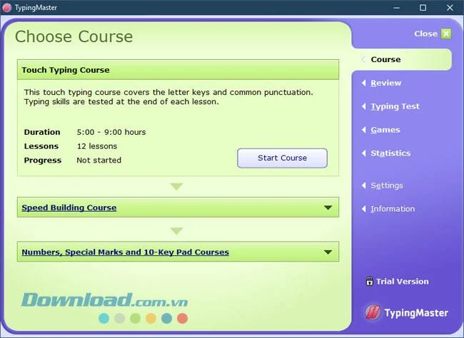 تعليمات لاستخدام برنامج TypingMaster Pro على الكمبيوتر