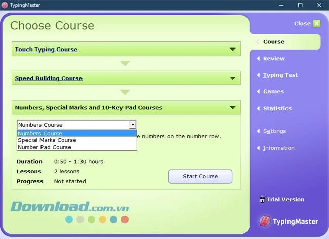 تعليمات لاستخدام برنامج TypingMaster Pro على الكمبيوتر