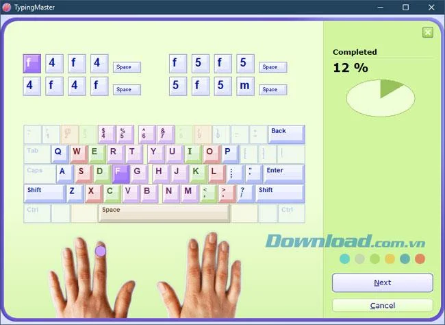 تعليمات لاستخدام برنامج TypingMaster Pro على الكمبيوتر