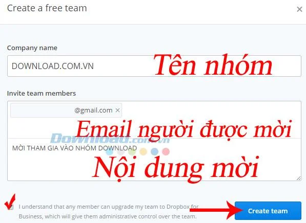 نحوه استفاده از ویژگی کار گروهی در Dropbox