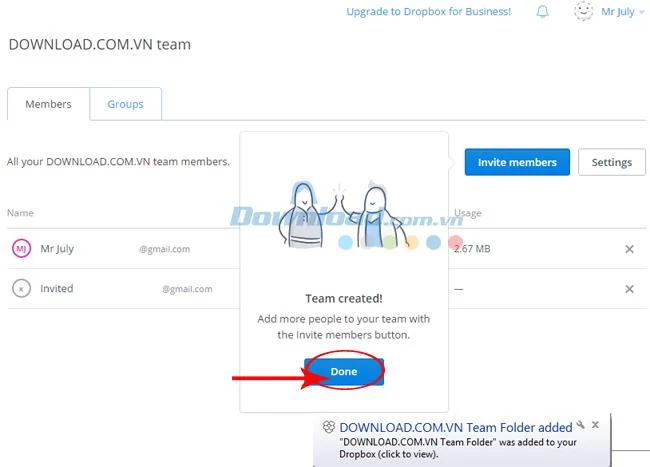 نحوه استفاده از ویژگی کار گروهی در Dropbox