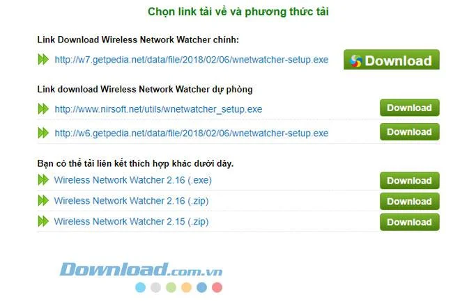دستورالعمل بارگیری و نصب نرم افزار Wireless Network Watcher
