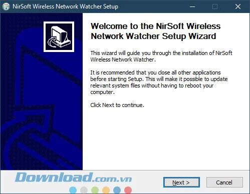 دستورالعمل بارگیری و نصب نرم افزار Wireless Network Watcher