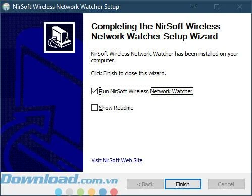 دستورالعمل بارگیری و نصب نرم افزار Wireless Network Watcher