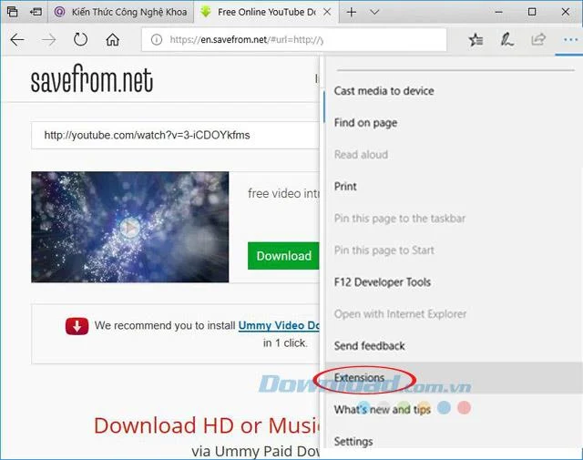 نحوه نصب مدیر بارگیری اینترنت در Microsoft Edge