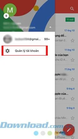 دستورالعمل افزودن حسابهای نامه غیر Google به Gmail برای iOS
